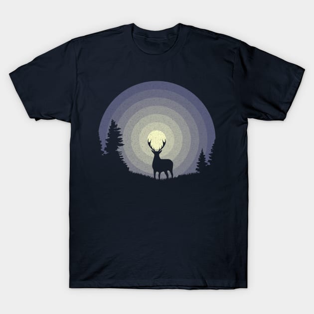 Forest at Night T-Shirt by dot.Dedi